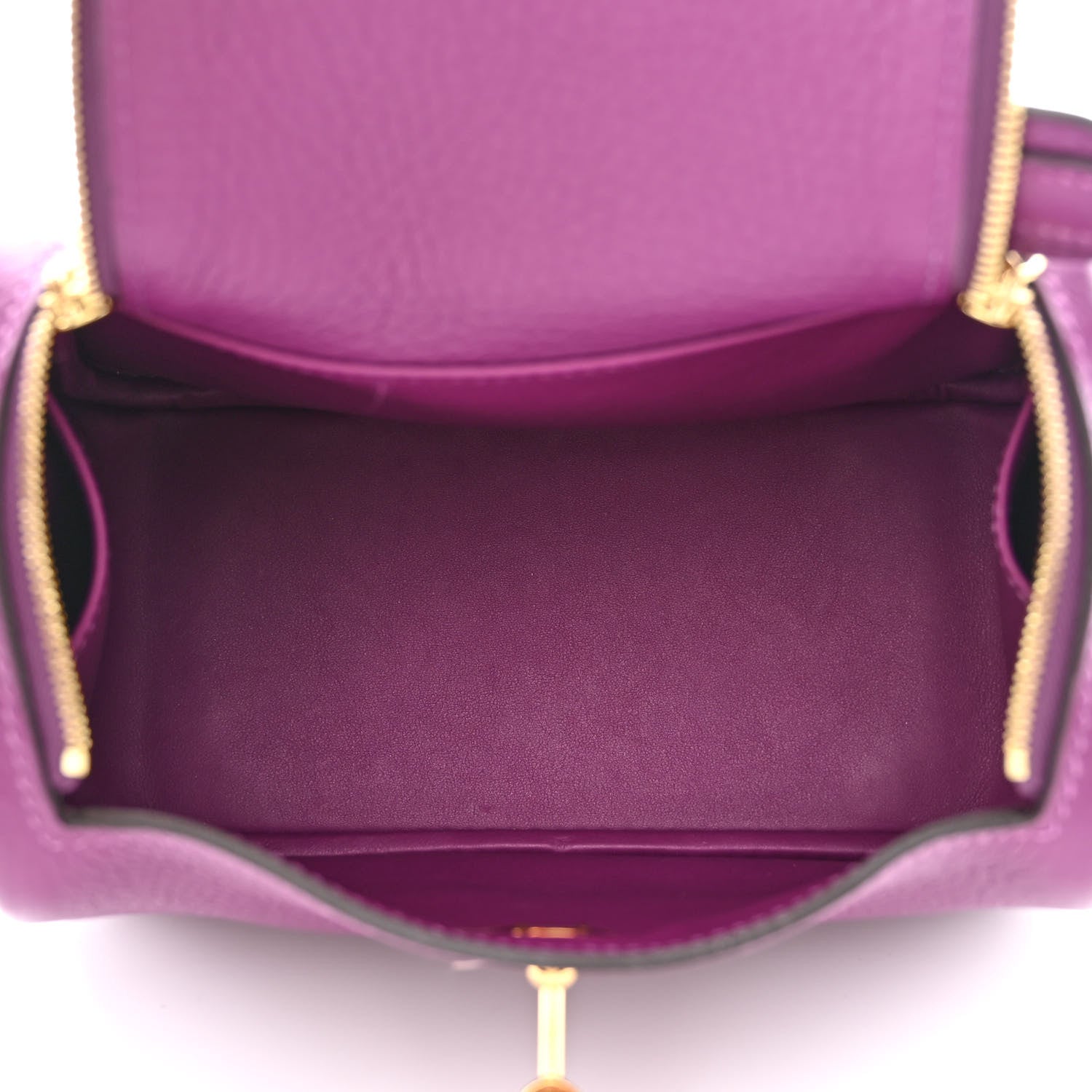 Hermes Taurillon Clemence Mini Lindy 20 Anemone 5 of 11