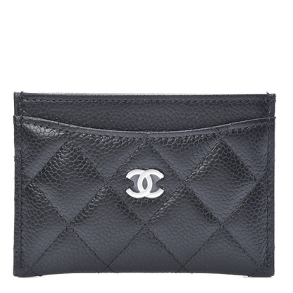 Chanel Caviar Quilted Card Holder Black 1 of 9