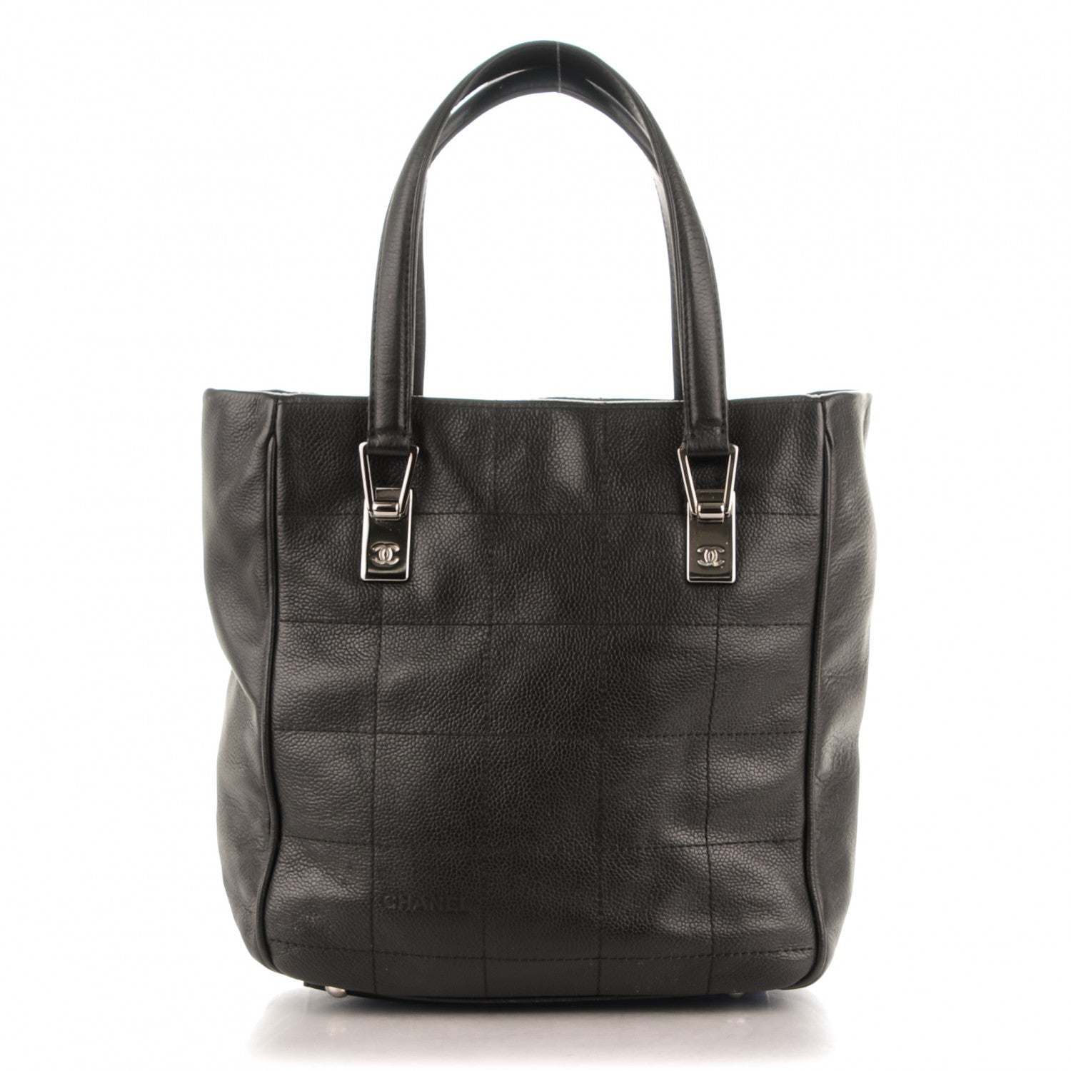 Chanel Caviar Square Stitched Tote Black 1 of 7