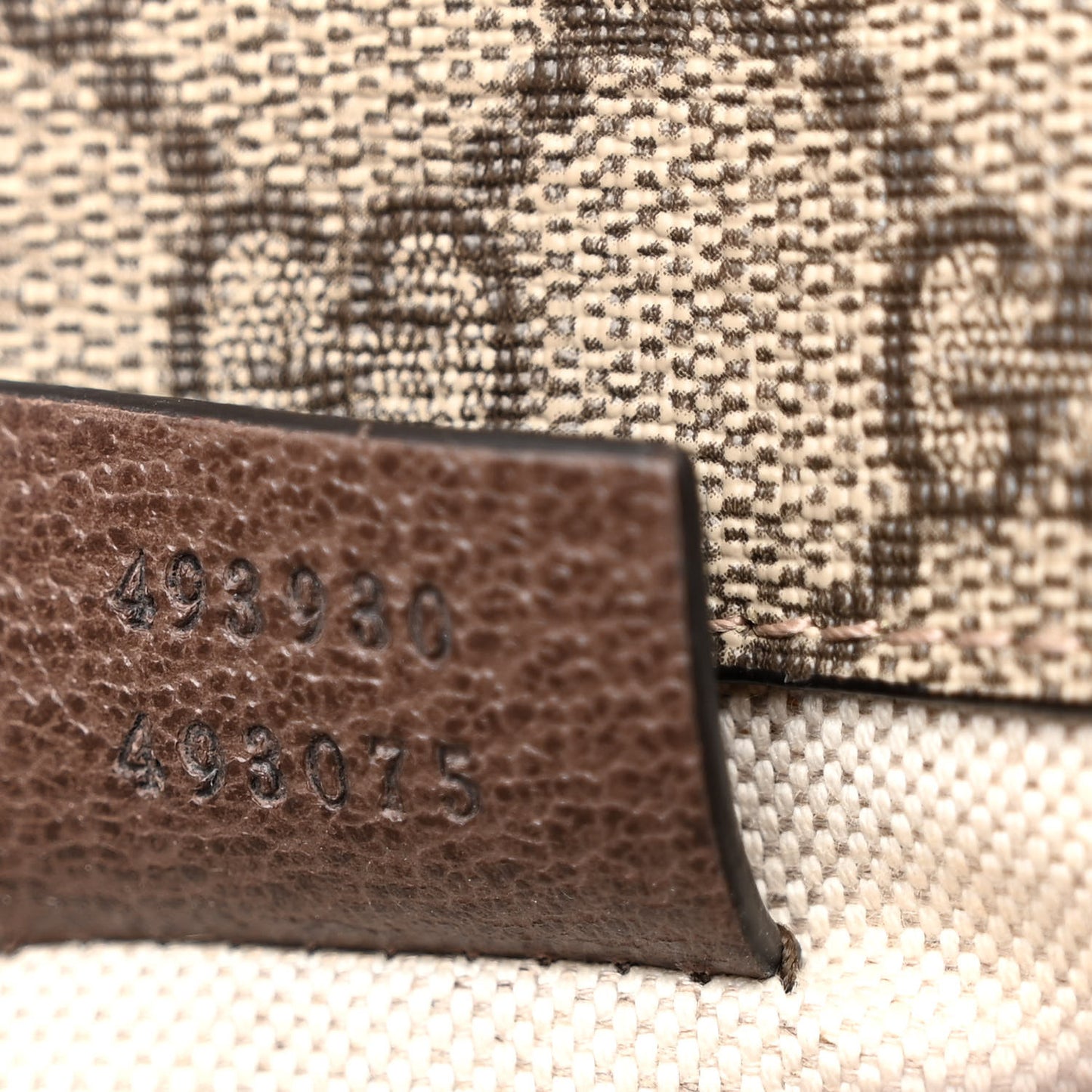 GG Supreme Monogram Neo Vintage Web Belt Bag Brown