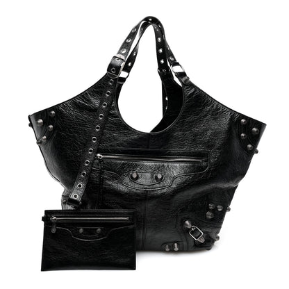 Balenciaga Agneau Arena Large Le Cagole Carry All Bag Black 2 of 10