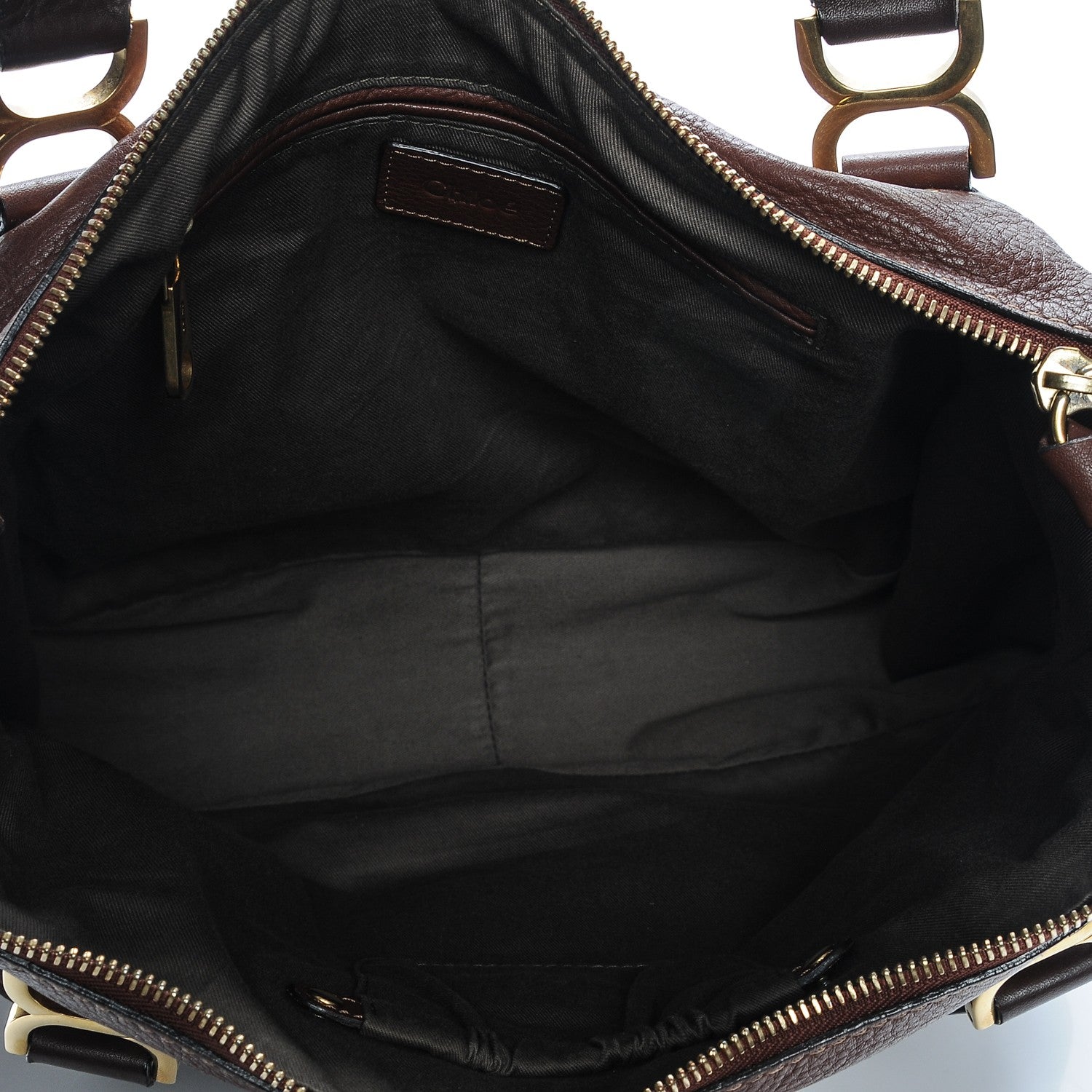 Chloe Calfskin Large Marcie Satchel Oak 5 of 6