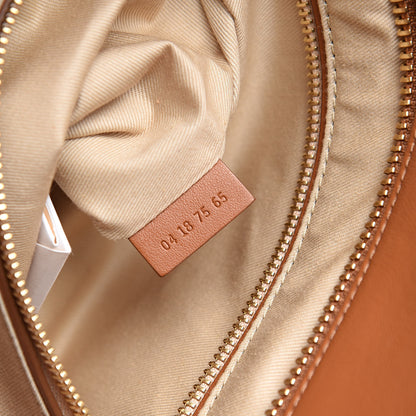 Chloe Smooth Calfskin Little Horses Embroidered Tao Zipped Tote Caramel 7 of 10