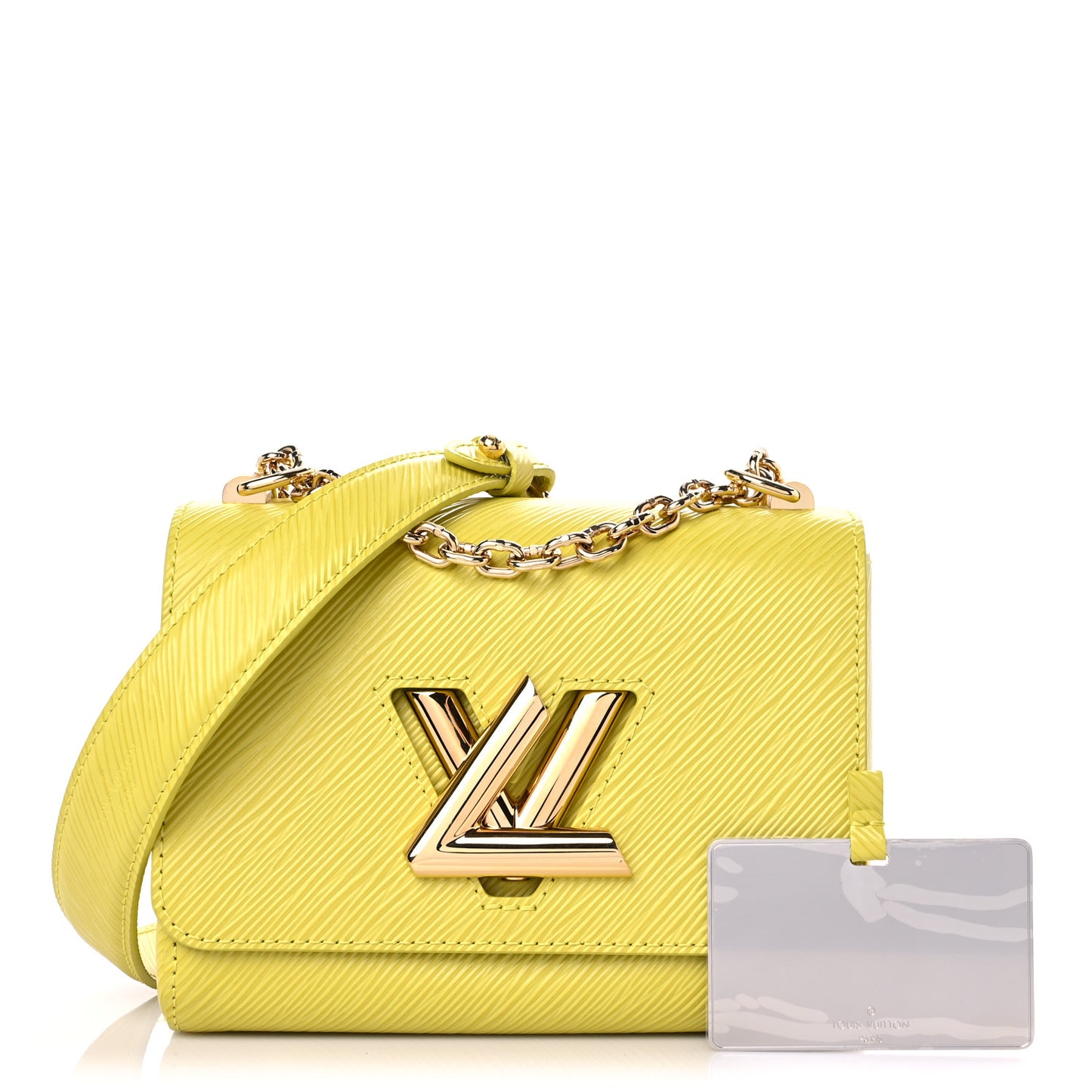 Epi Twist Shoulder Bag PM Citron Yellow