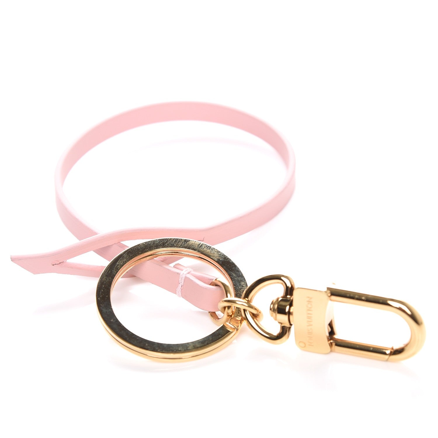Louis Vuitton Calfskin Key Ring Holder Rose Ballerine 3 of 3