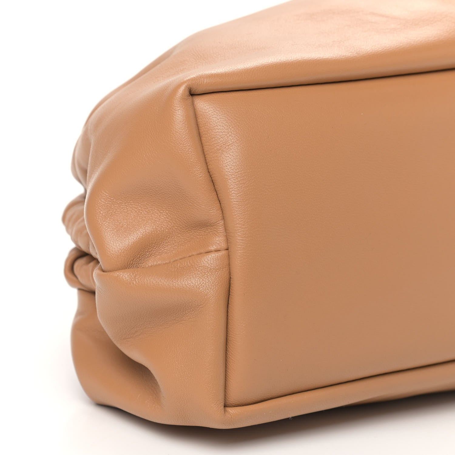 Mansur Gavriel Lambskin Cloud Clutch Caramel 7 of 8