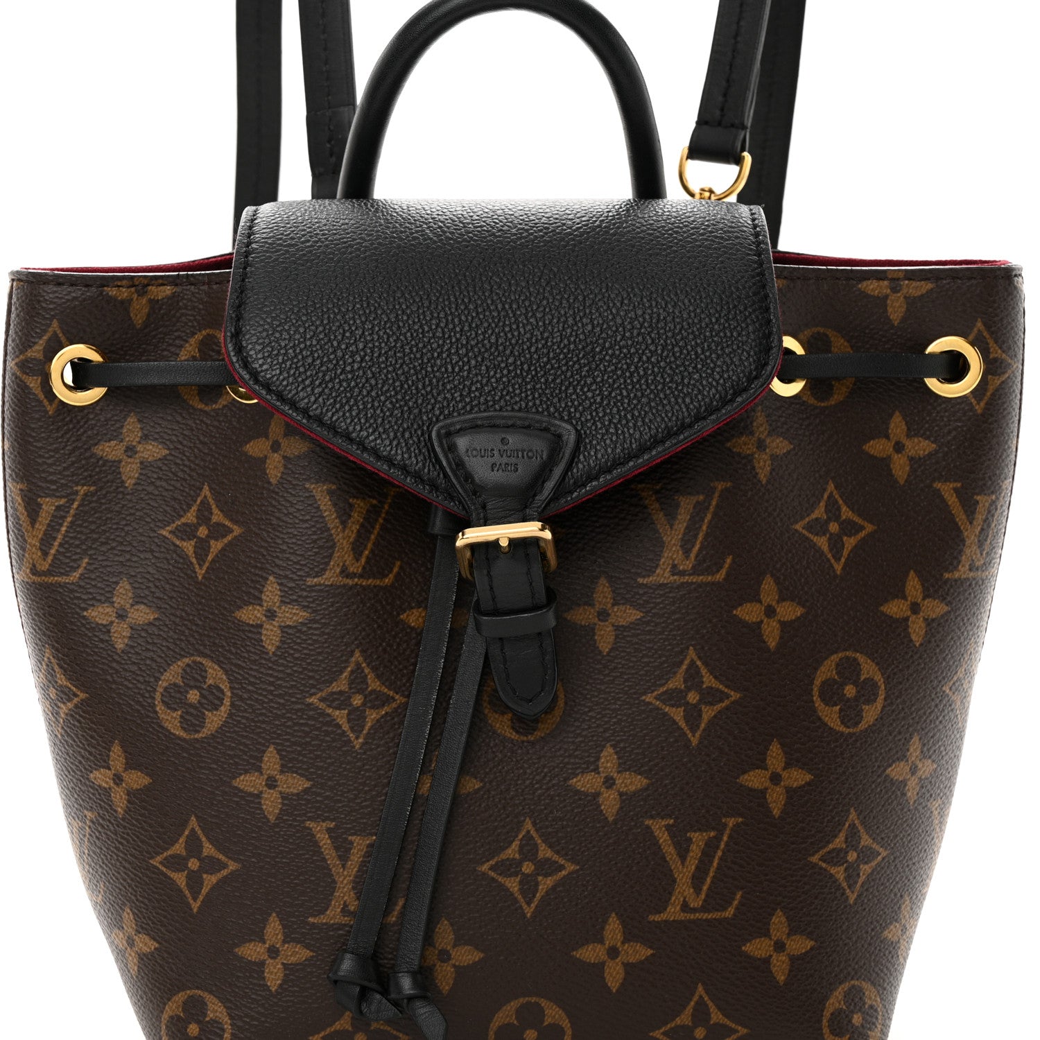 Louis Vuitton Monogram BB Montsouris NM Backpack Black 9 of 14
