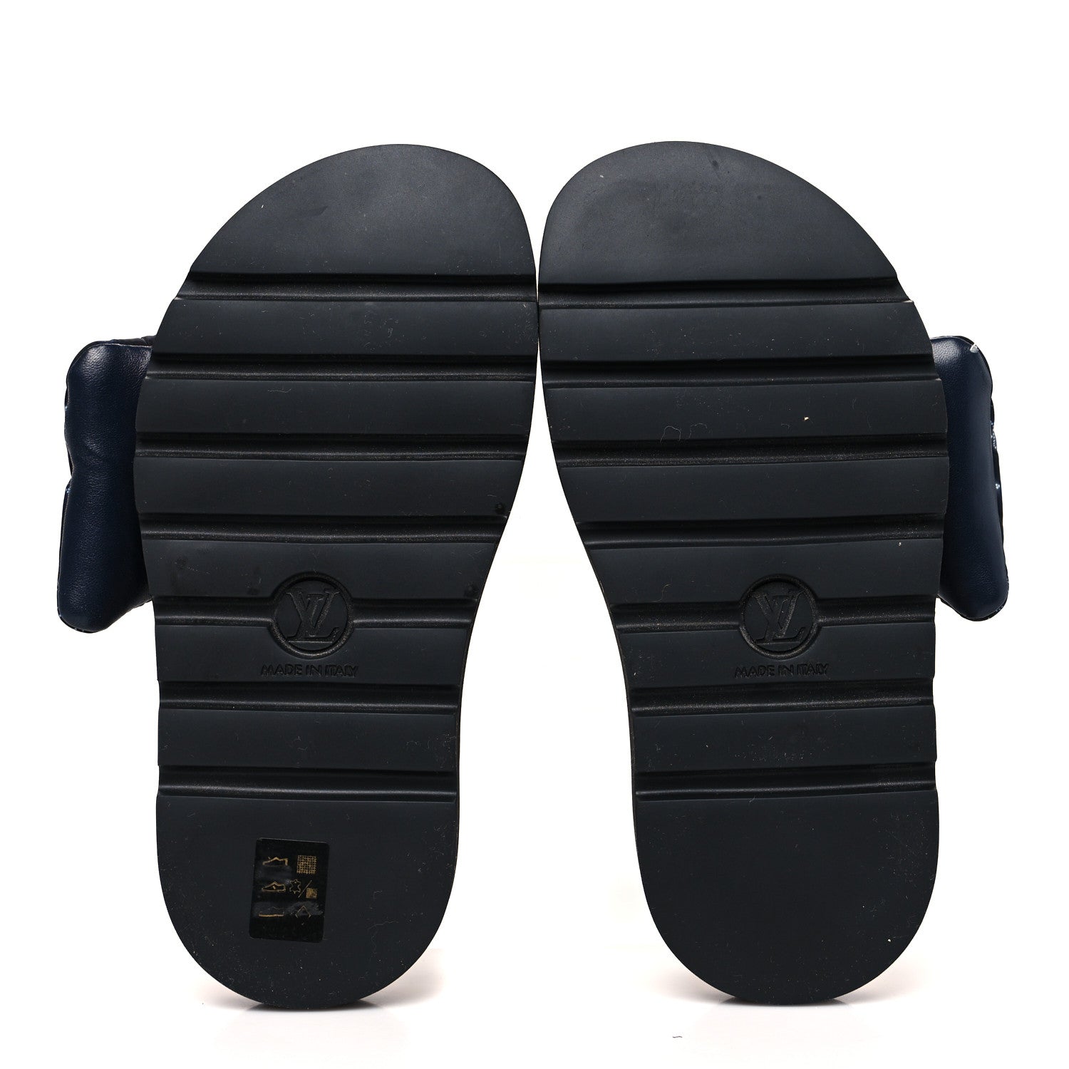 Louis Vuitton Nylon Monogram Womens Pool Pillow Comfort Mules 36 Navy Blue 5 of 9