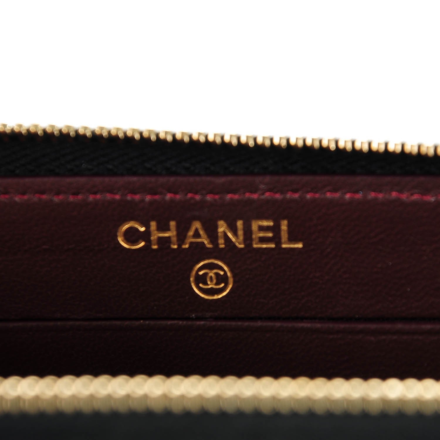 Chanel Lambskin Quilted Small Trendy CC Zip Around Wallet Black 6 of 8