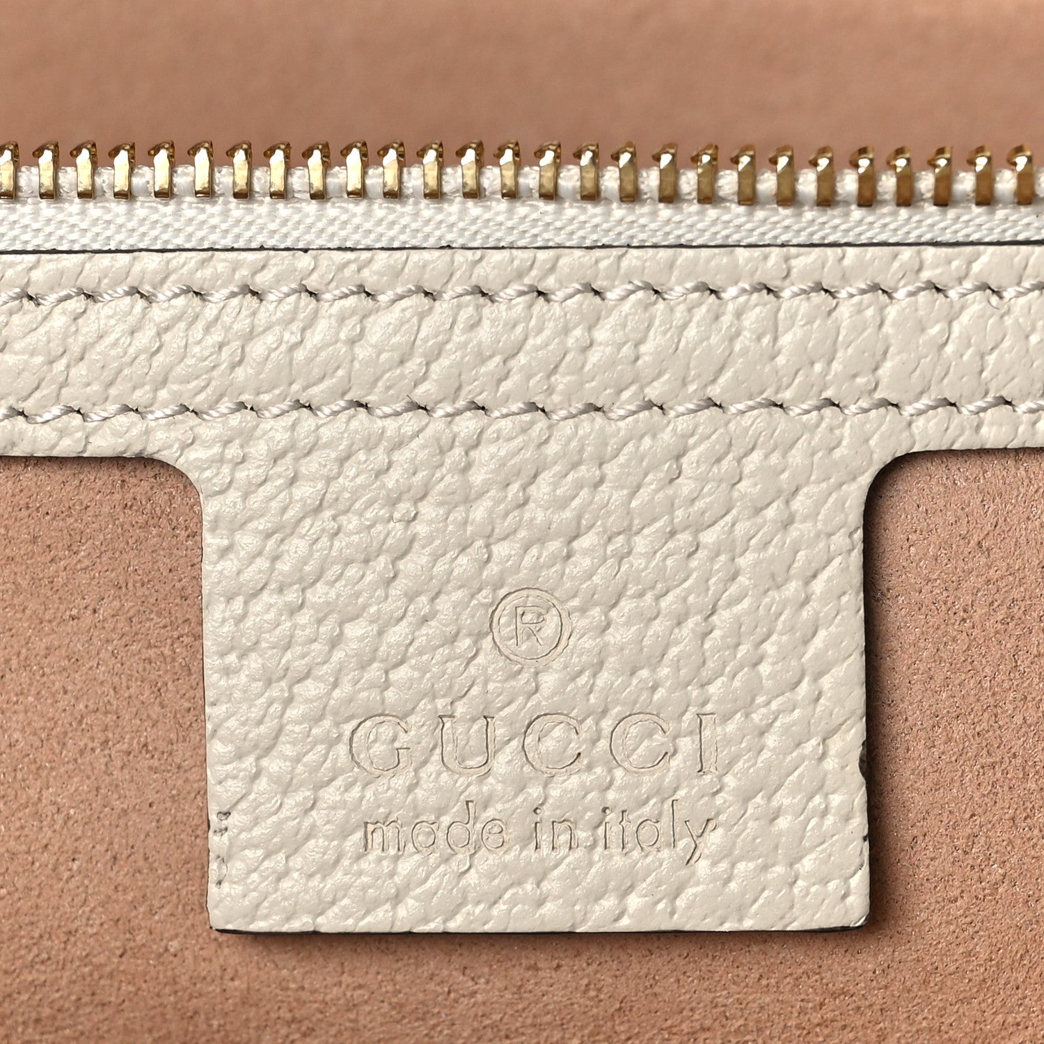 Gucci GG Supreme Monogram Textured Dollar Calfskin Web Medium Ophidia Shopping Tote Beige Ebony Mystic White 6 of 11