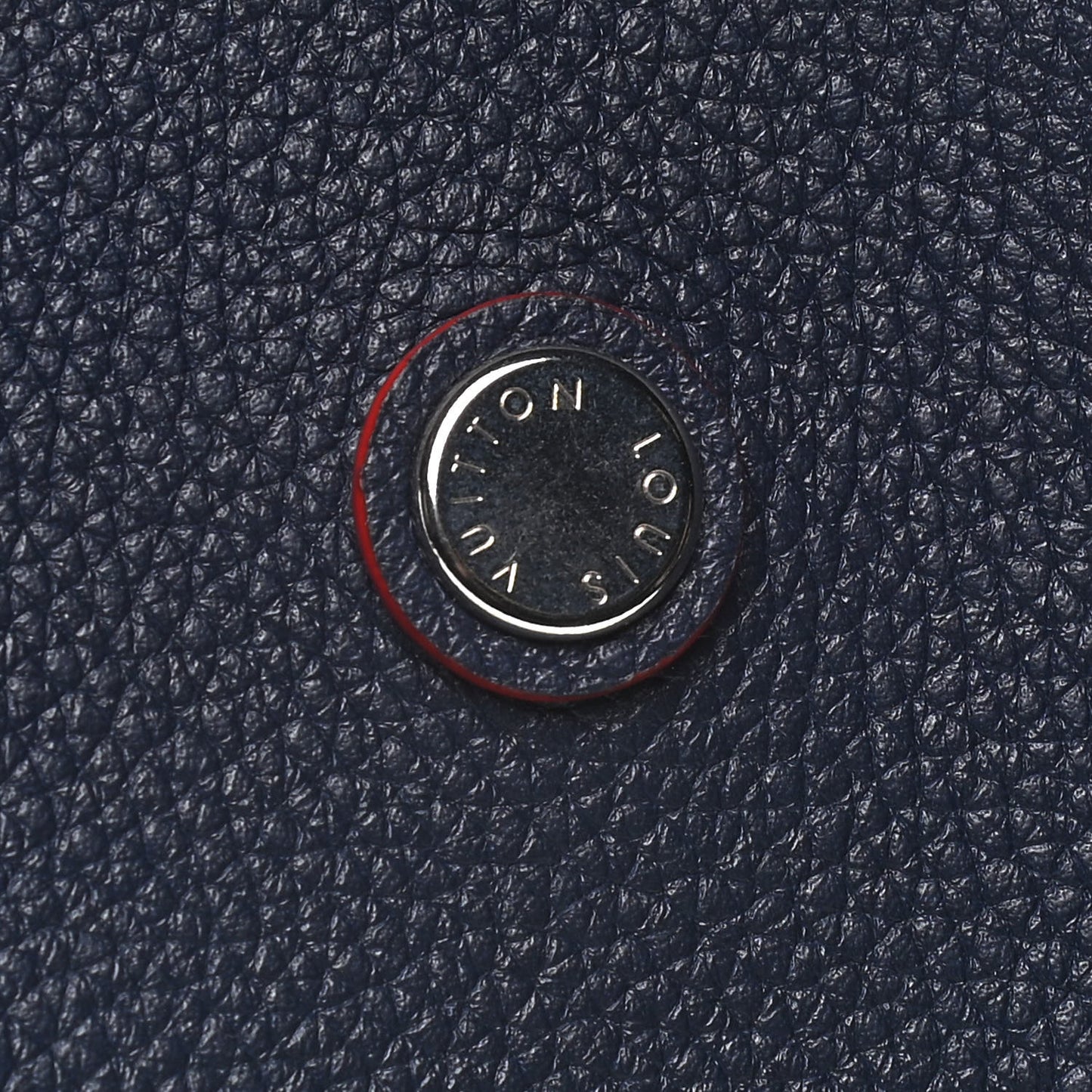 Calfskin Lockme Go Tote Marine Rouge