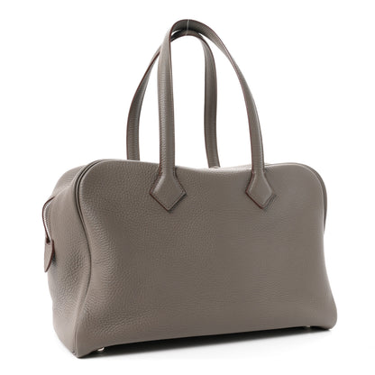 Hermes Taurillon Clemence Victoria II 35 Etain 3 of 10