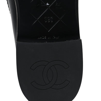 Chanel Lambskin Quilted CC Turnlock Loafers 39 Black 9 of 11