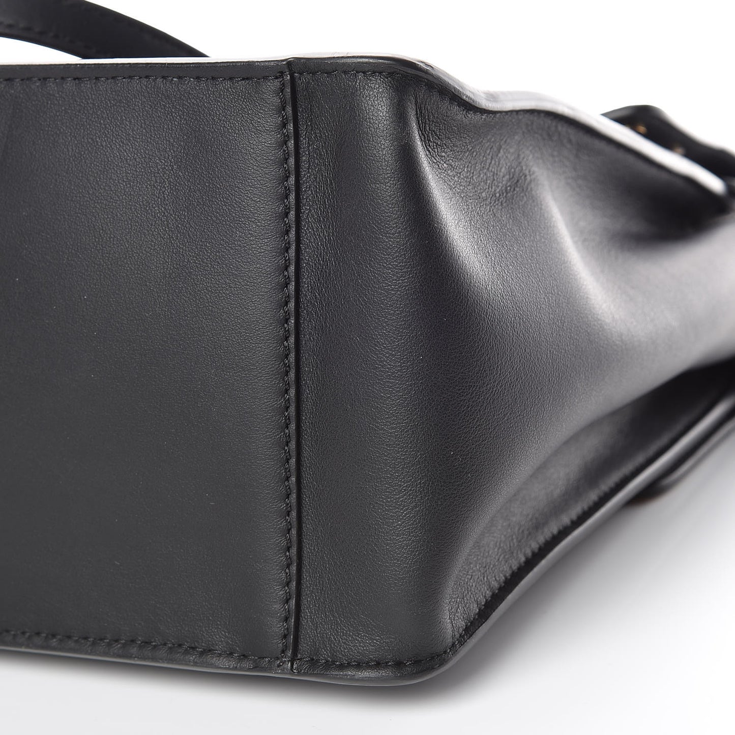 Vitello Grace Suede Flip Tote Black Nocciola Marrone