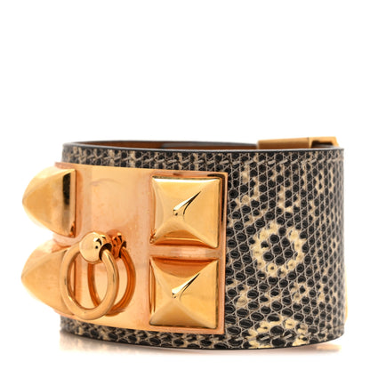 Hermes Lizard Collier De Chien CDC Bracelet T2 Ombre 1 of 5