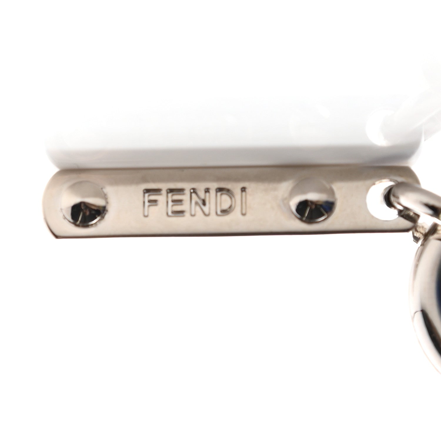 Fendi Mink Fur Fendirumi Bug-Kun Monster Bag Bug Charm Pacific Fluo Yellow 4 of 4
