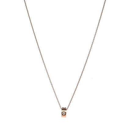 Louis Vuitton 18K Yellow Gold Empreinte Pendant Necklace 2 of 9