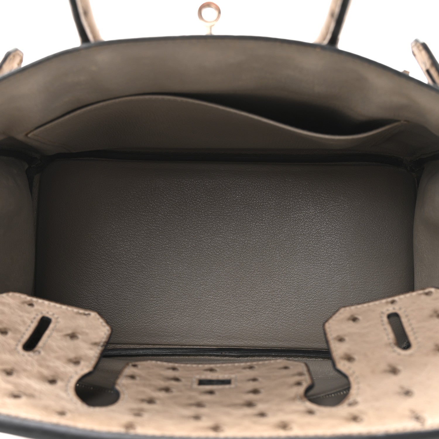 Hermes Ostrich Birkin 30 Mousse 5 of 17