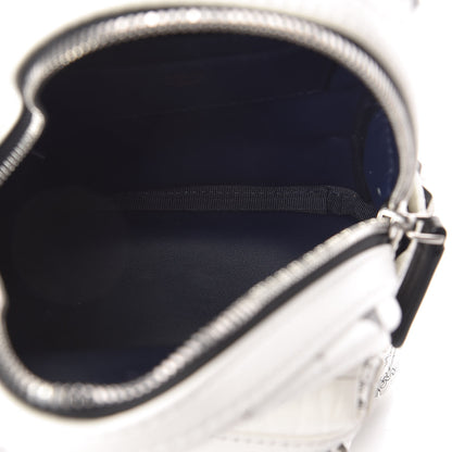MCM Visetos Side Stud X-Mini Stark Bebe Boo Backpack White 5 of 9