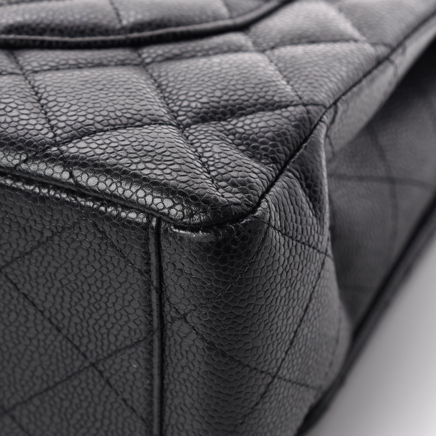Chanel Caviar Quilted Maxi Single Flap Black 12 of 13