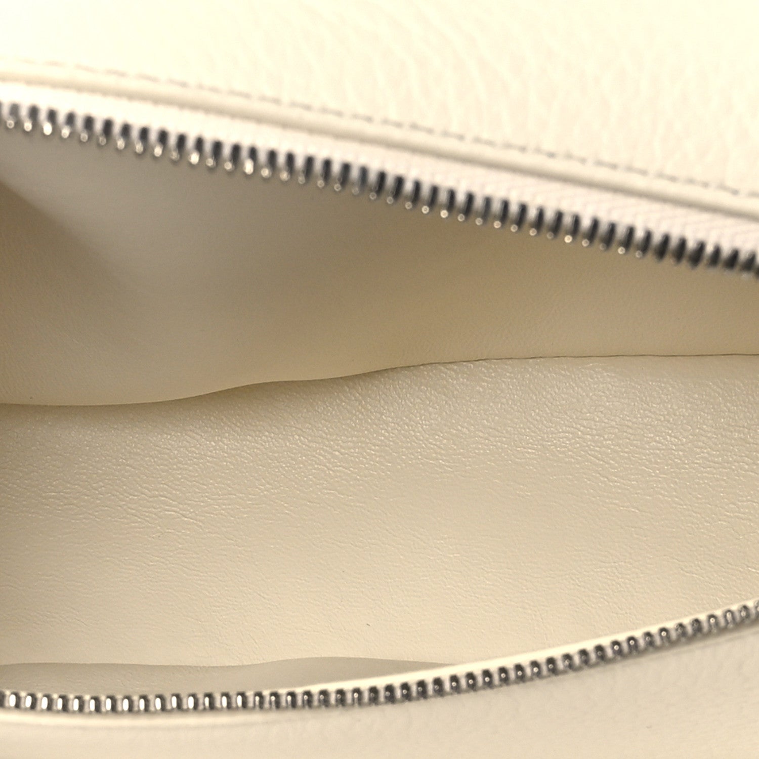 Loro Piana Grained Calfskin L19 Extra Pocket Pouch  Whisper White 9 of 19