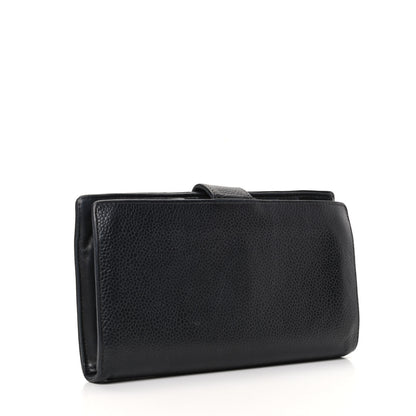 Chanel Caviar Timeless CC French Wallet Black 3 of 11