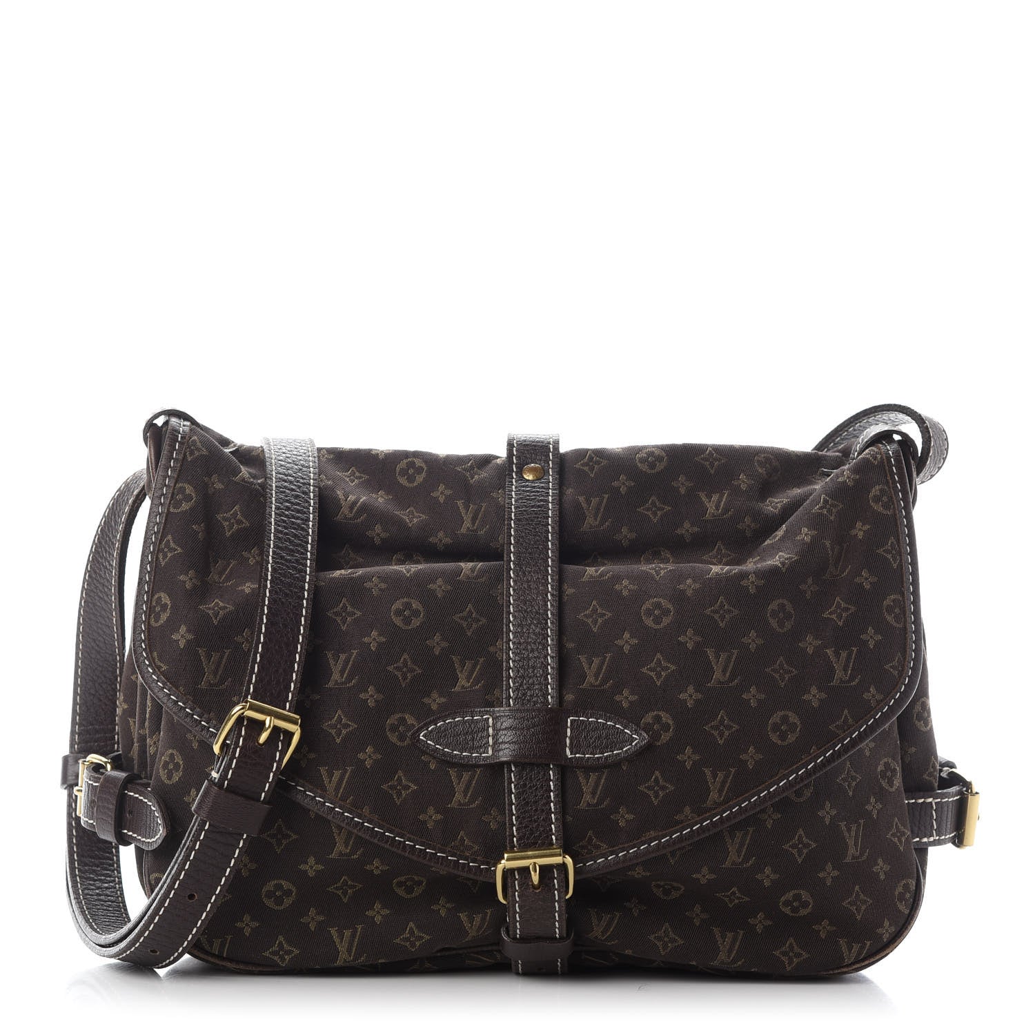 Louis Vuitton Monogram Mini Lin Saumur Ebene 1 of 8