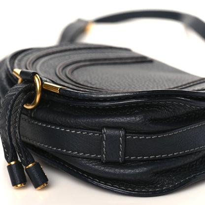 Chloe Calfskin Mini Marcie Round Crossbody Bag Black 9 of 9
