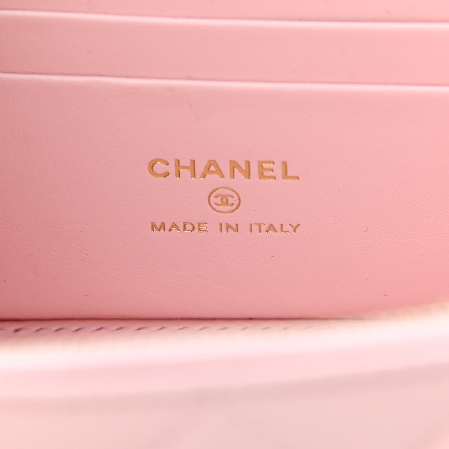 Chanel Caviar Quilted Small Vanity Case With Chain Light Pink 6 of 11
