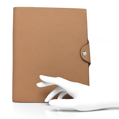 Hermes Togo Ulysse MM Notebook Cover Chai 2 of 11