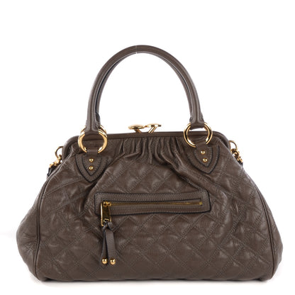 Marc Jacobs Calfskin Quilted Stam Dark Grey 1 of 8
