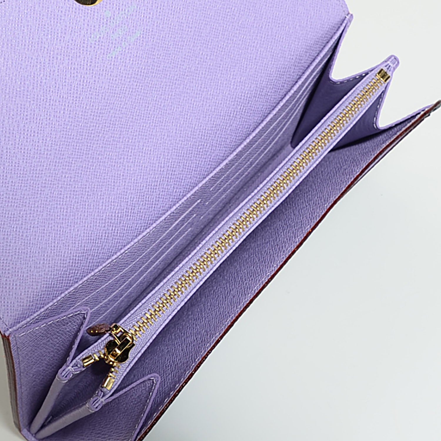 Louis Vuitton Monogram Multicolor Sarah Wallet Black Violet 5 of 8