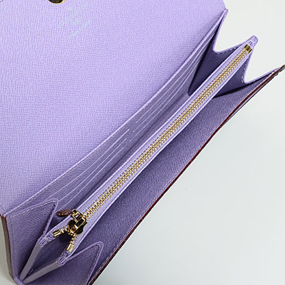 Louis Vuitton Monogram Multicolor Sarah Wallet Black Violet 5 of 8