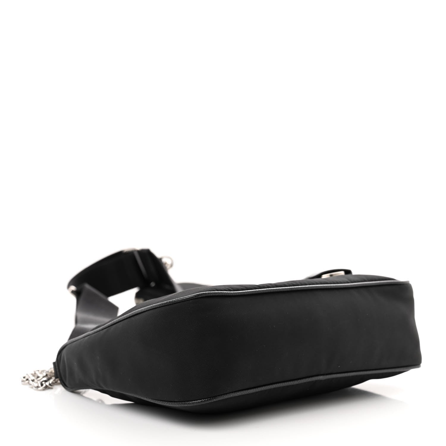 Prada Nylon Re-Edition 2005 Shoulder Bag Black 4 of 11
