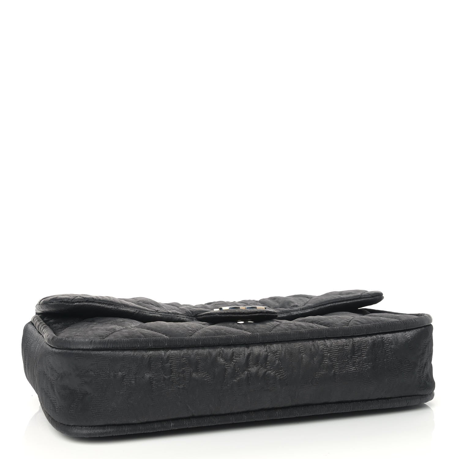 Chanel Coated Canvas Quilted Le Marais Flap Black 4 of 9