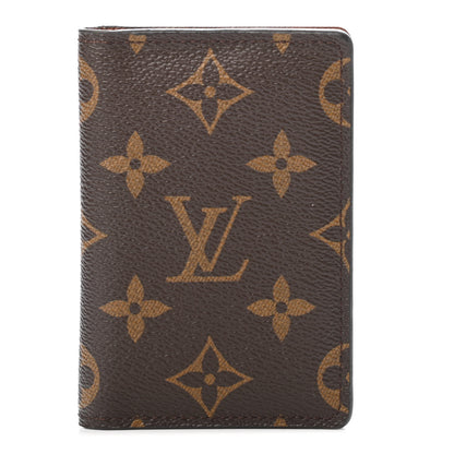 Louis Vuitton Monogram Pocket Organizer Card Holder NM 1 of 4