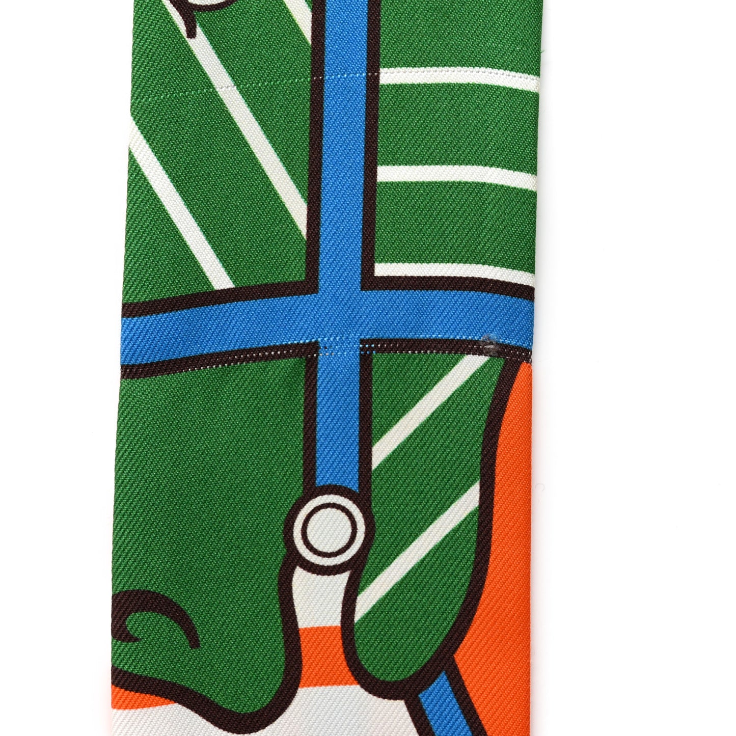 Twilly Scarf Orange Multicolor