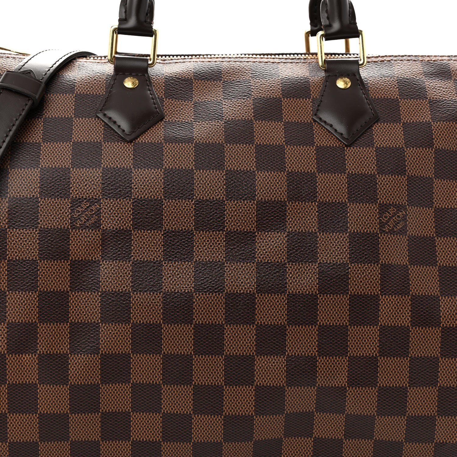 Louis Vuitton Damier Ebene Speedy Bandouliere 35 8 of 10