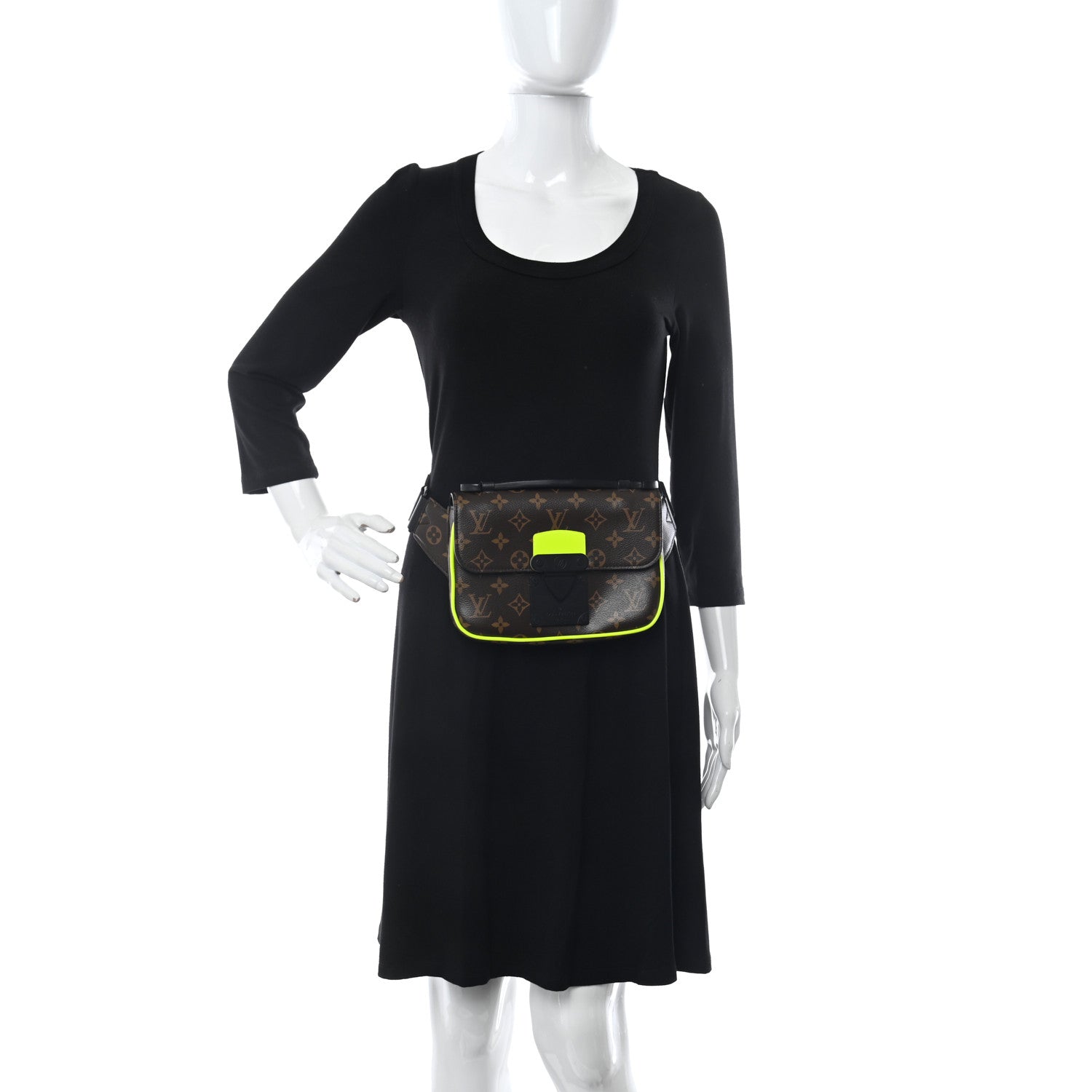 Louis Vuitton Monogram S Lock Sling Bag Florescent 2 of 12
