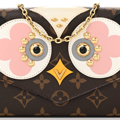 Louis Vuitton Monogram Lovely Birds Pochette Felicie Chain Wallet 9 of 13