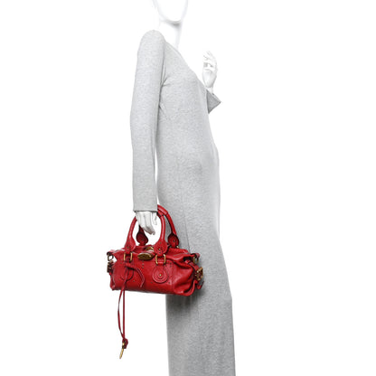 Chloe Calfskin Medium Paddington Satchel Rouge 2 of 23