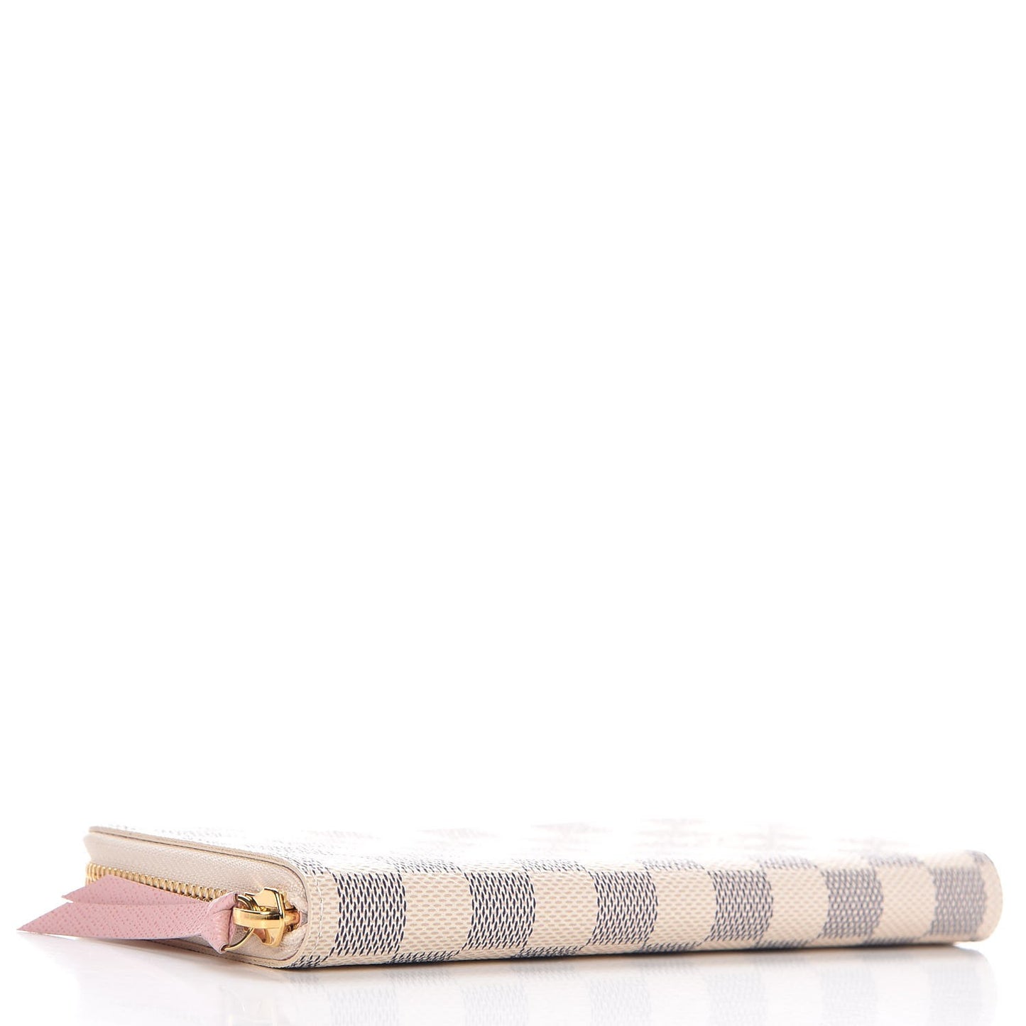 Damier Azur Clemence Wallet Rose Ballerine