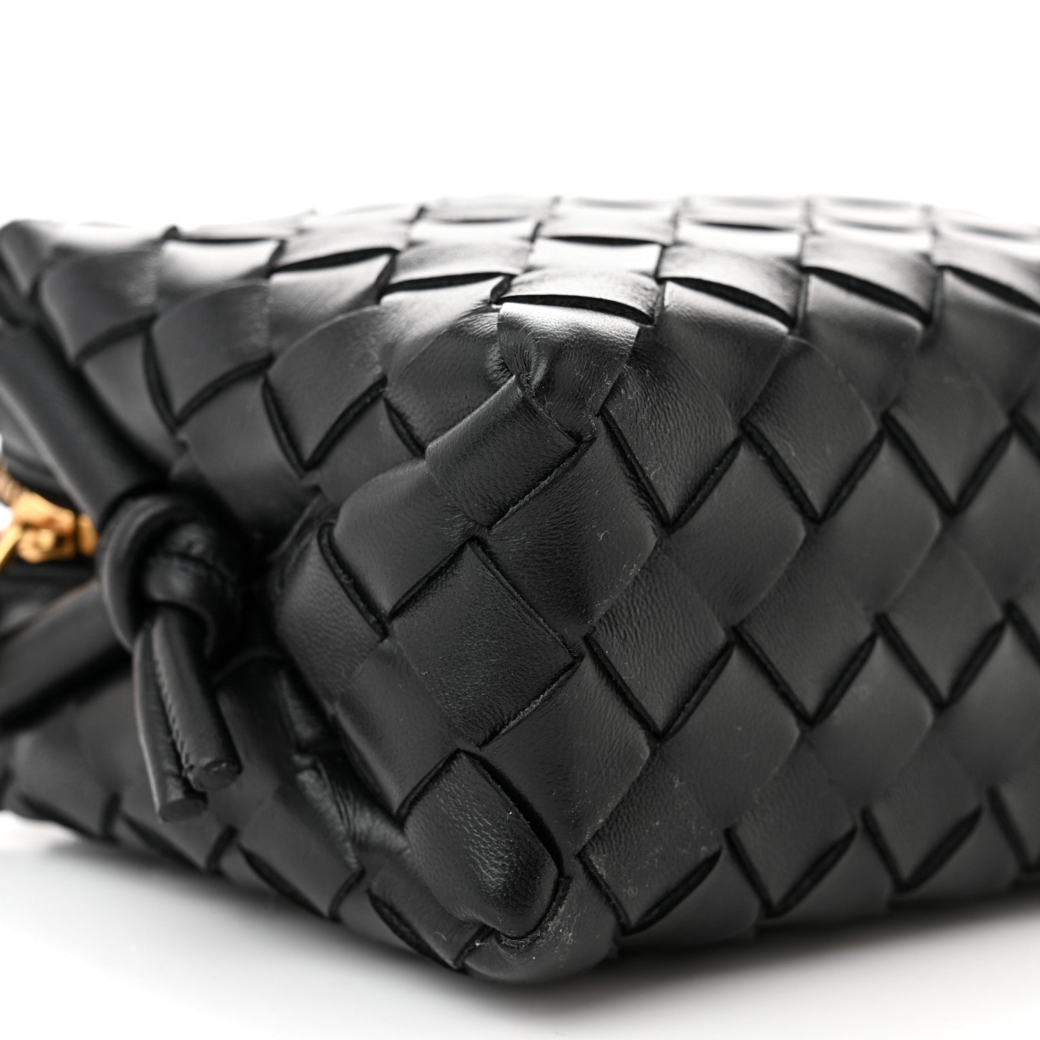 Bottega Veneta Nappa Intrecciato Mini Loop Camera Bag Black 8 of 9