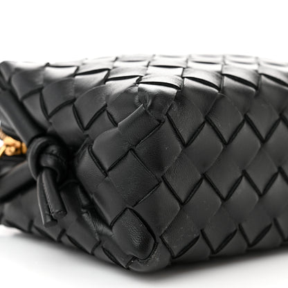 Bottega Veneta Nappa Intrecciato Mini Loop Camera Bag Black 8 of 9