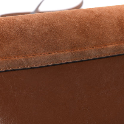 Chloe Suede Calfskin Small Faye Shoulder Bag Tobacco 10 of 11
