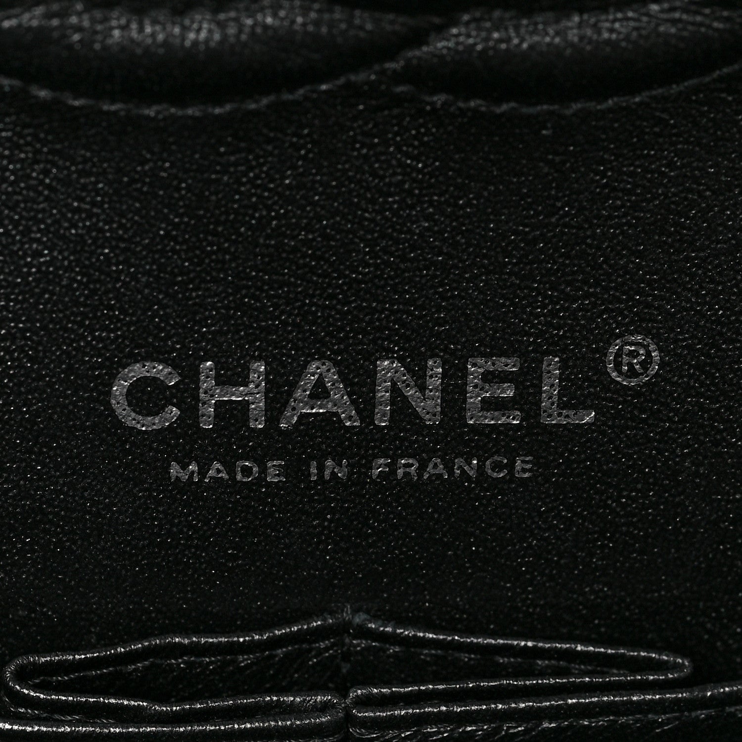 Chanel Metallic Patent Crumpled Calfskin Chevron Quilted Medium Double Flap So Black 6 of 8