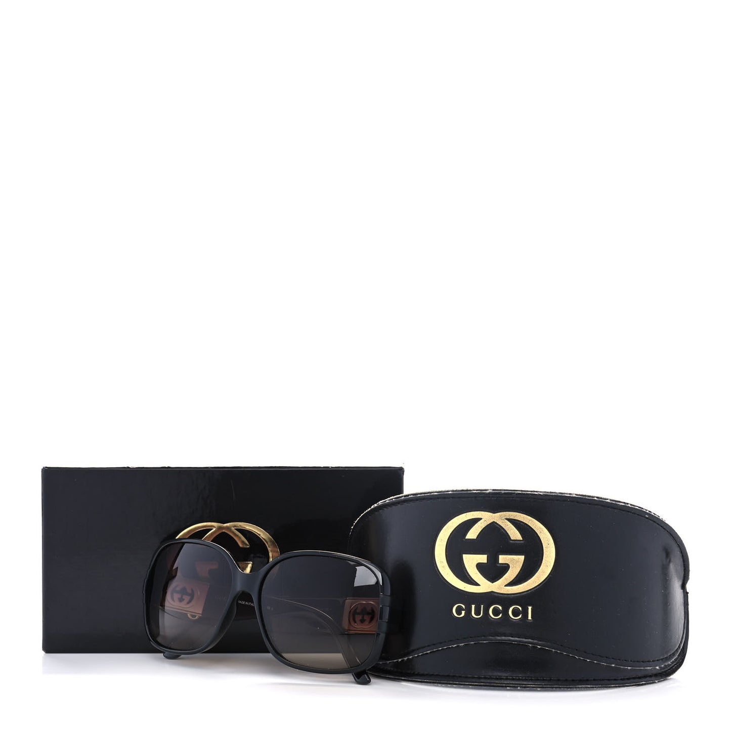 Acetate Oversize Square Frame Sunglasses GG3170 Black
