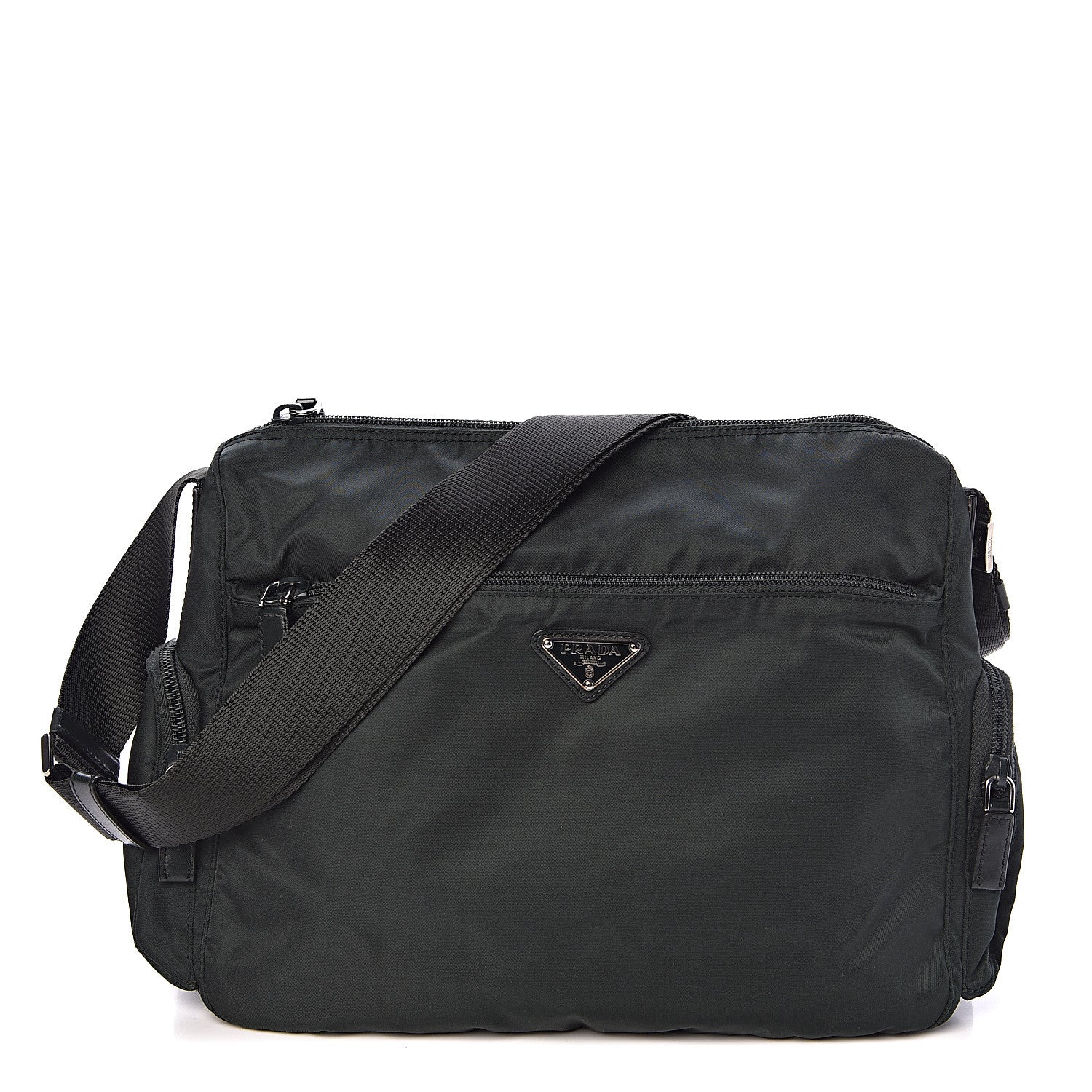 Prada Nylon Vela Messenger Bag Bosco 1 of 9
