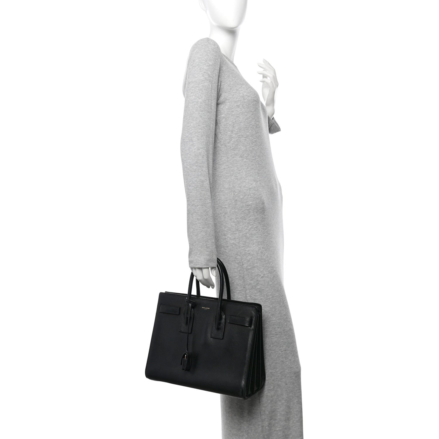 Saint Laurent Calfskin Small Sac De Jour Black 2 of 11