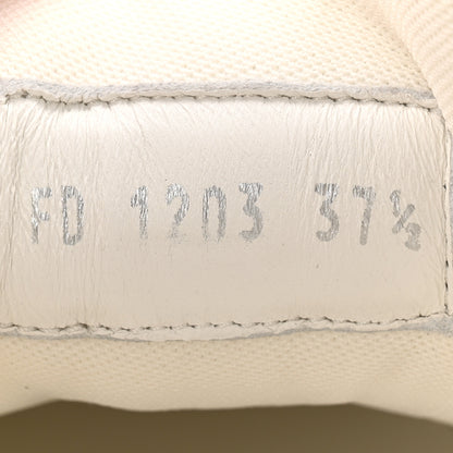 Louis Vuitton Suede Calfskin LV Rush Sneakers 37.5 White 10 of 10